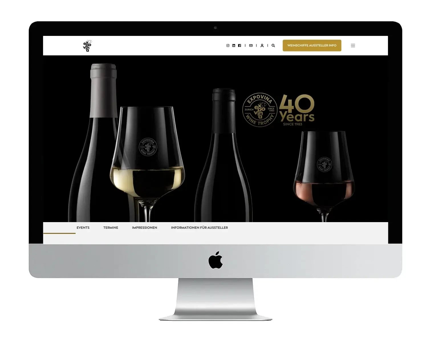 Expovina Website Development